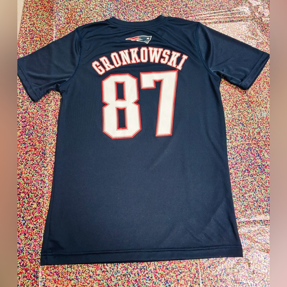 Rob Gronkowski New England Patriots Youth Performance Shirt - Picture 5 of 7